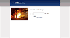 Desktop Screenshot of crm.finkl.com