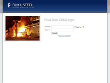 Tablet Screenshot of crm.finkl.com